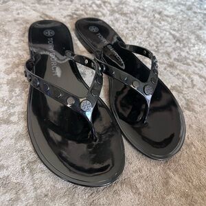Tory Burch Women's Studded Jelly Thong Sandals